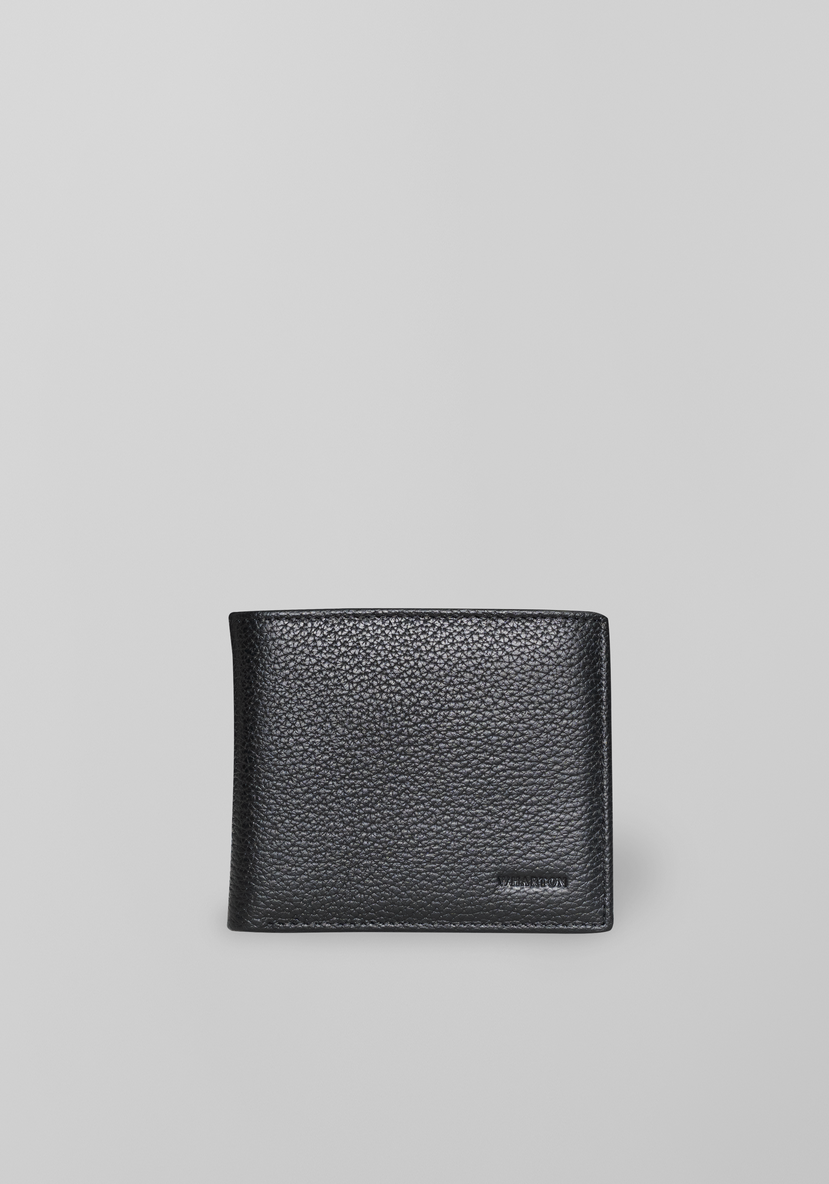Slim Cowhide Leather Bi-fold Wallet