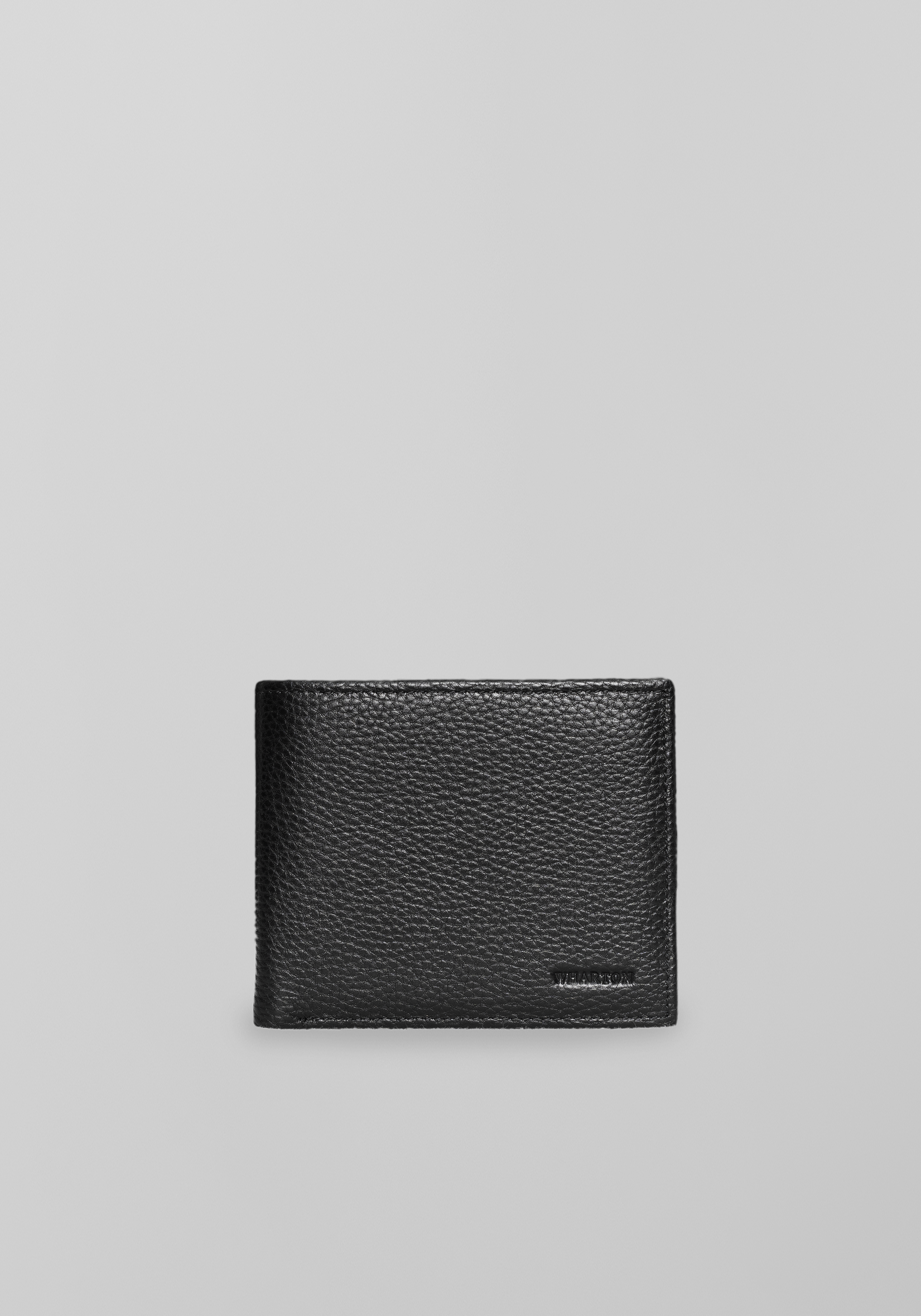 Slim Cowhide Leather Bi-fold Wallet