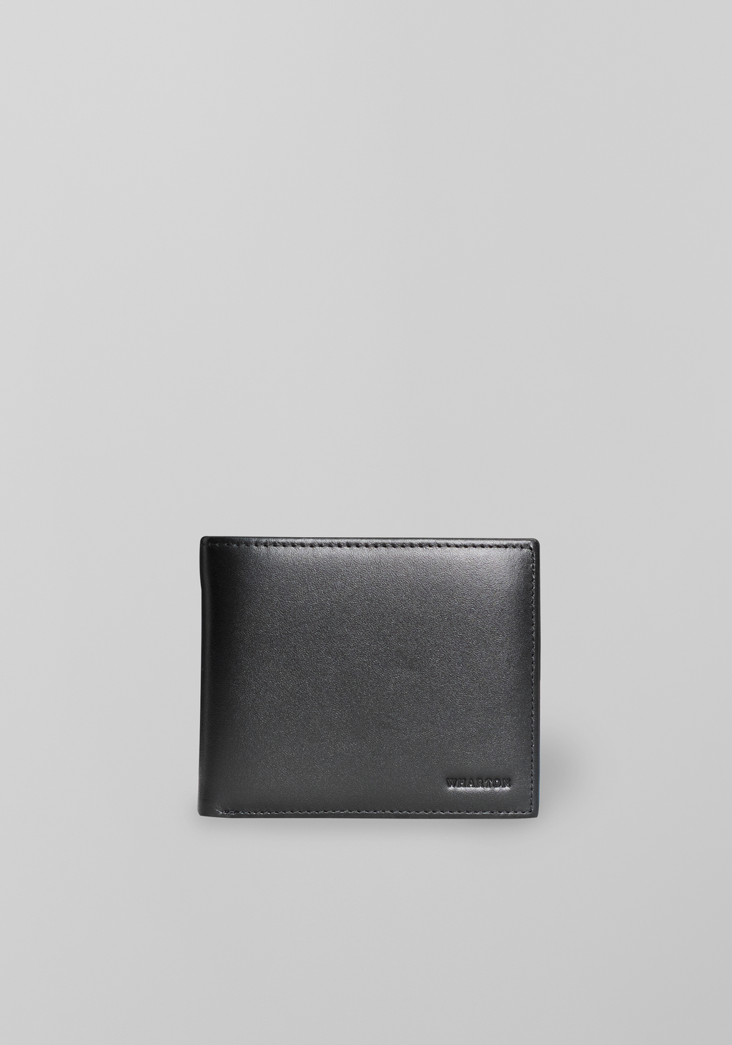 Slim Cowhide Leather Bi-fold Wallet