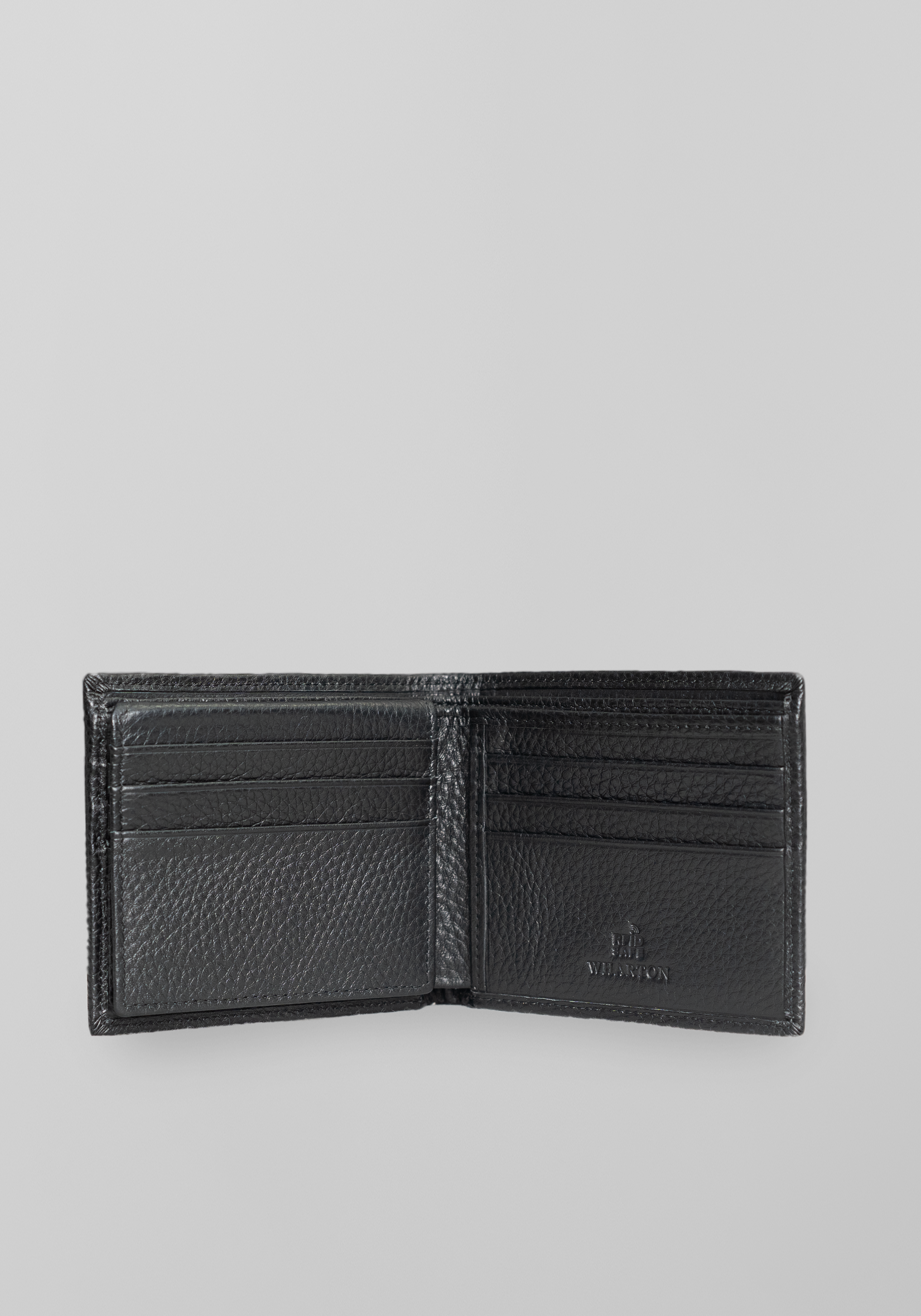 Slim Cowhide Leather Bi-fold Wallet
