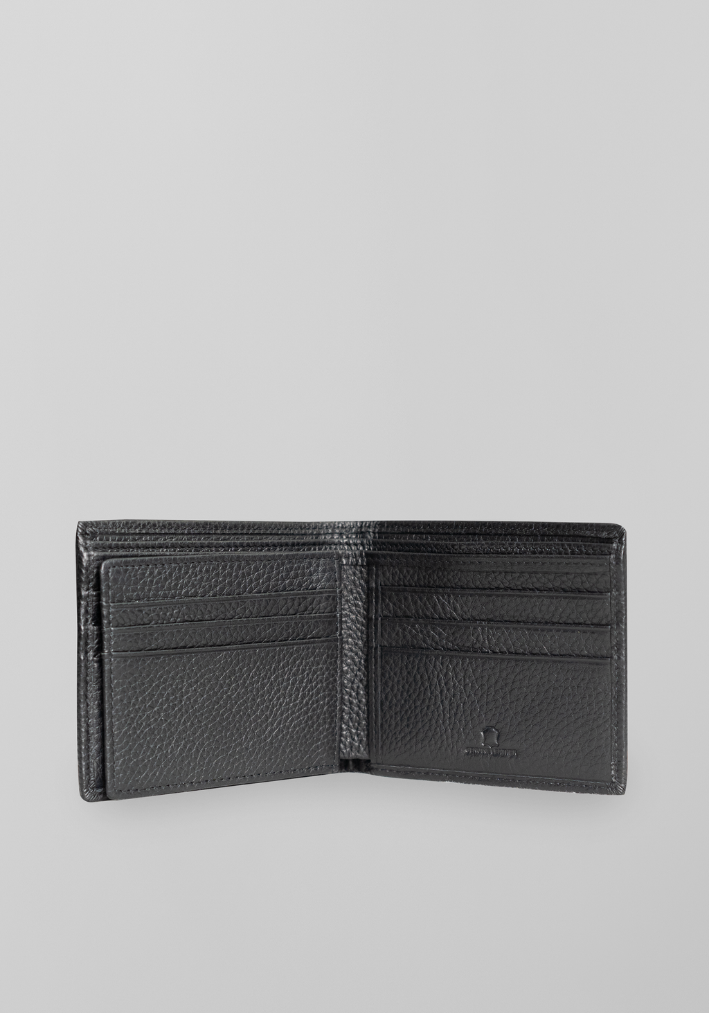 Slim Cowhide Leather Bi-fold Wallet