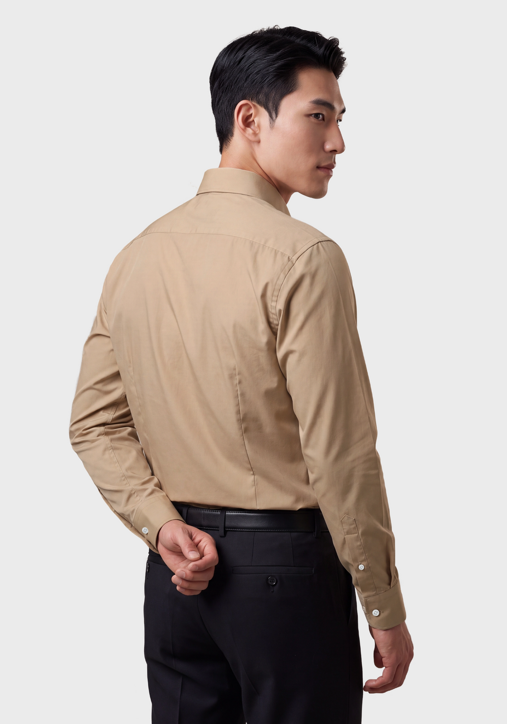Performance-Stretch Slim-Fit Shirt in Poplin