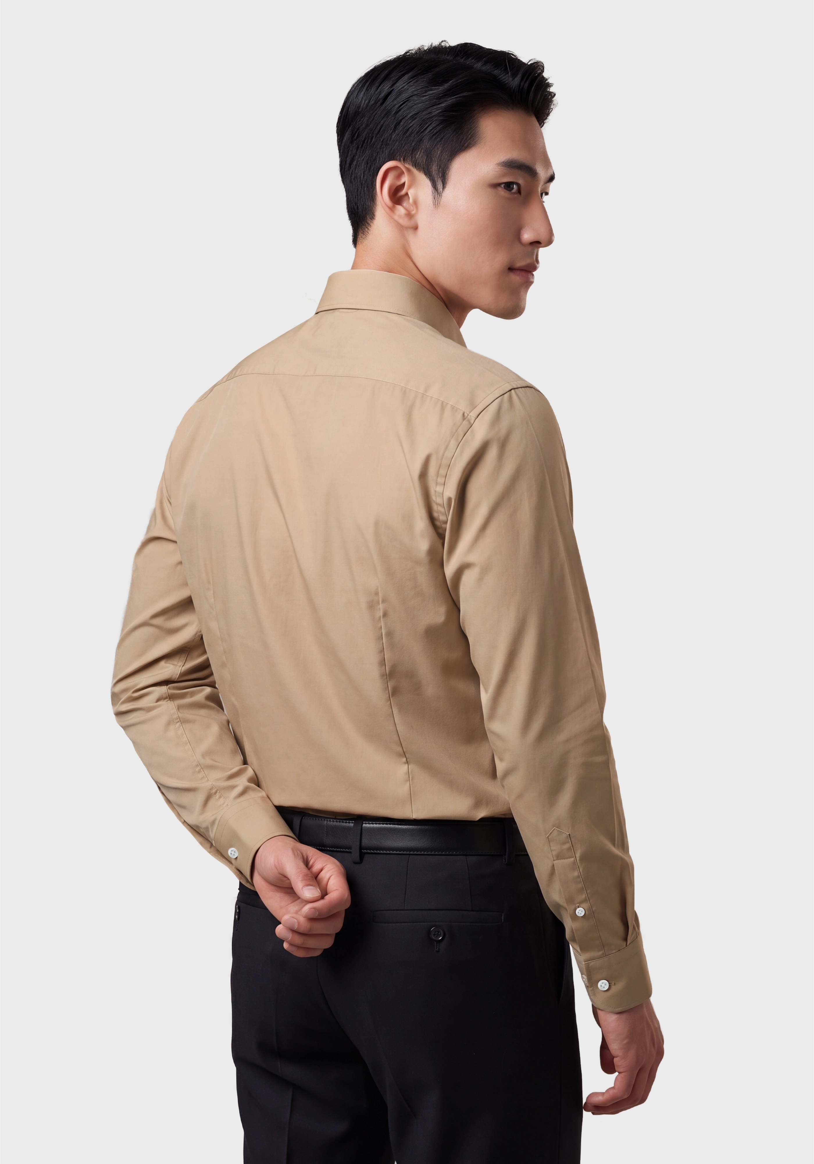 Performance-Stretch Slim-Fit Shirt in Poplin