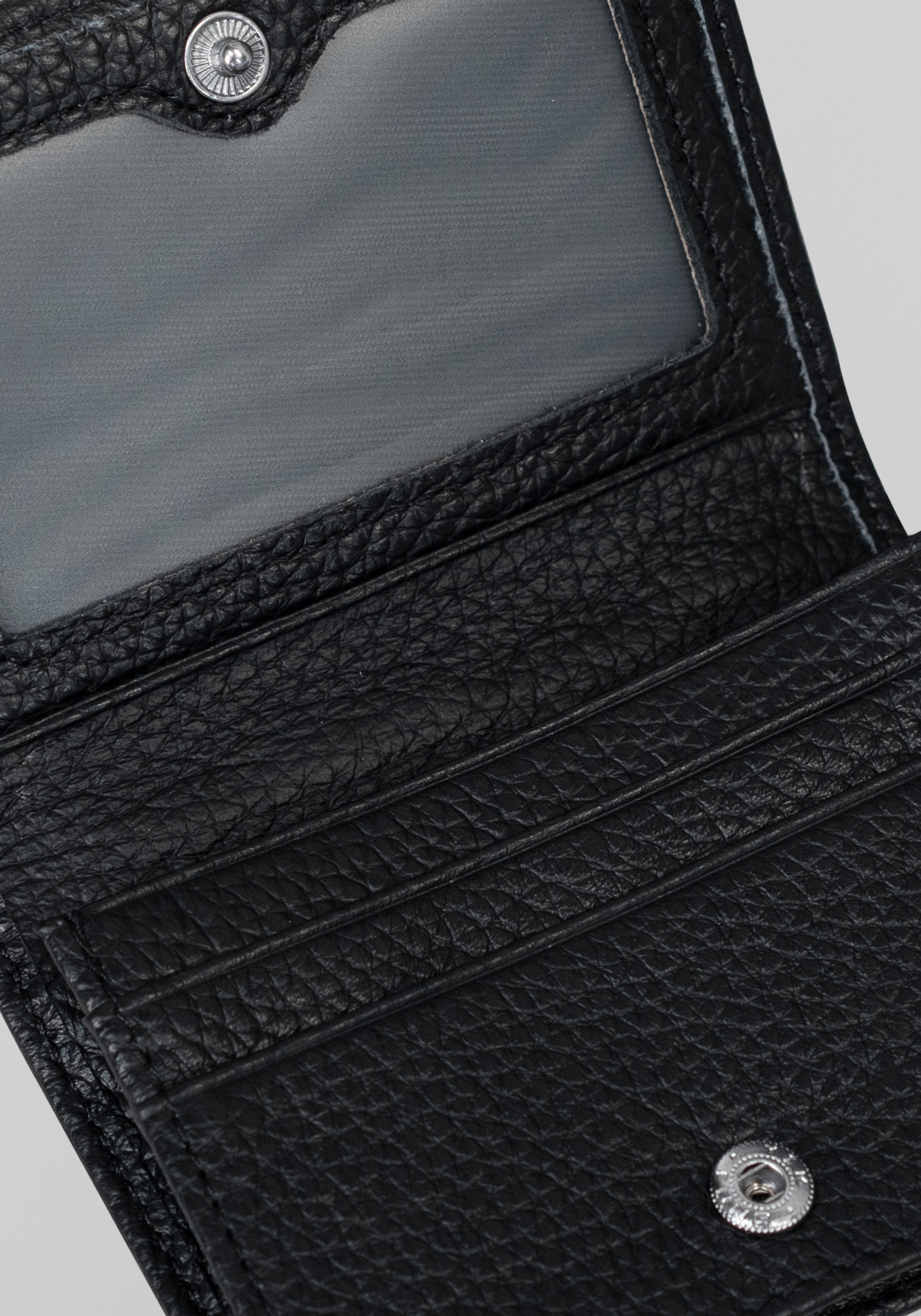 Slim Top Grain Cowhide Leather Bi-fold Wallet