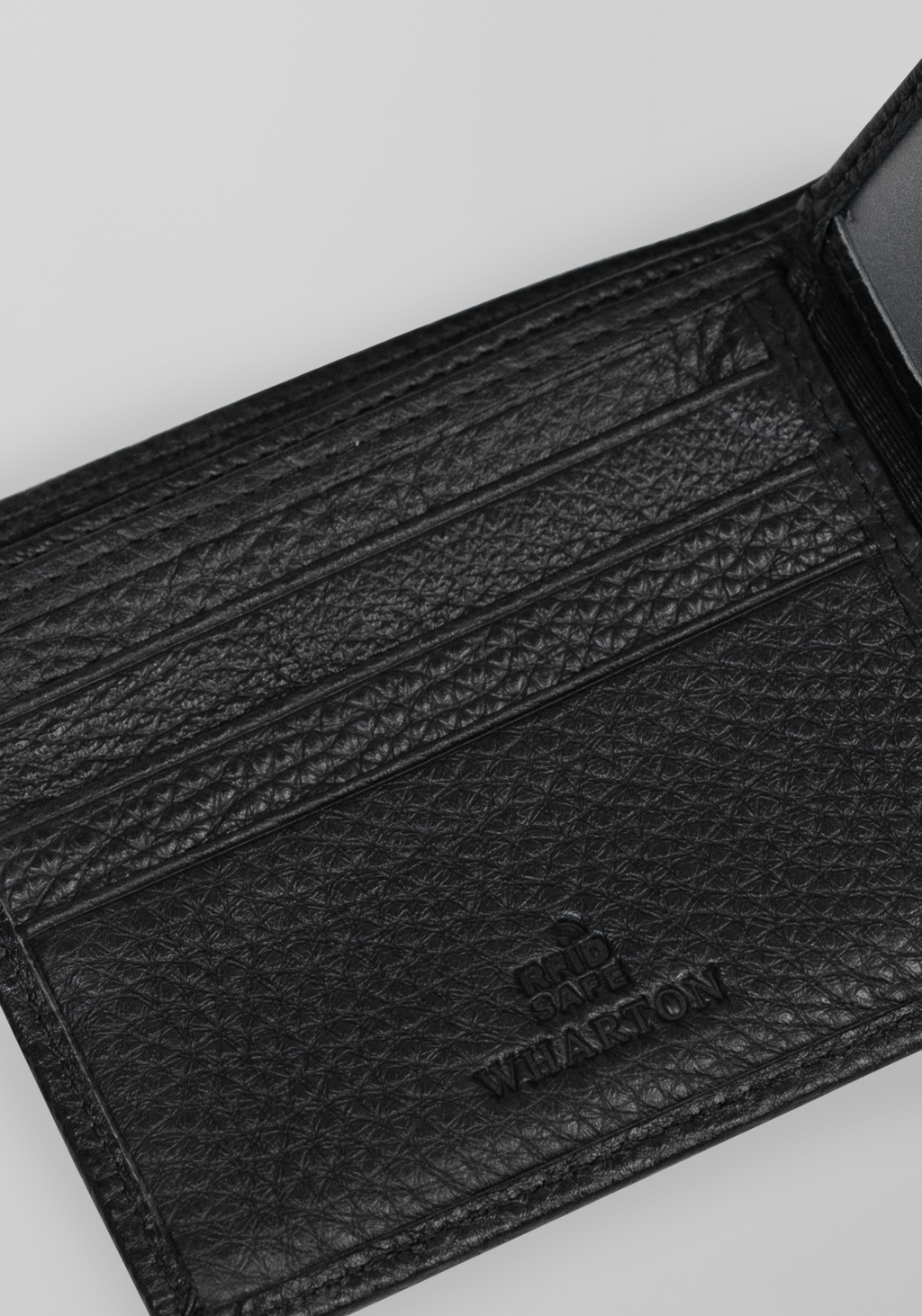 Slim Cowhide Leather Bi-fold Wallet