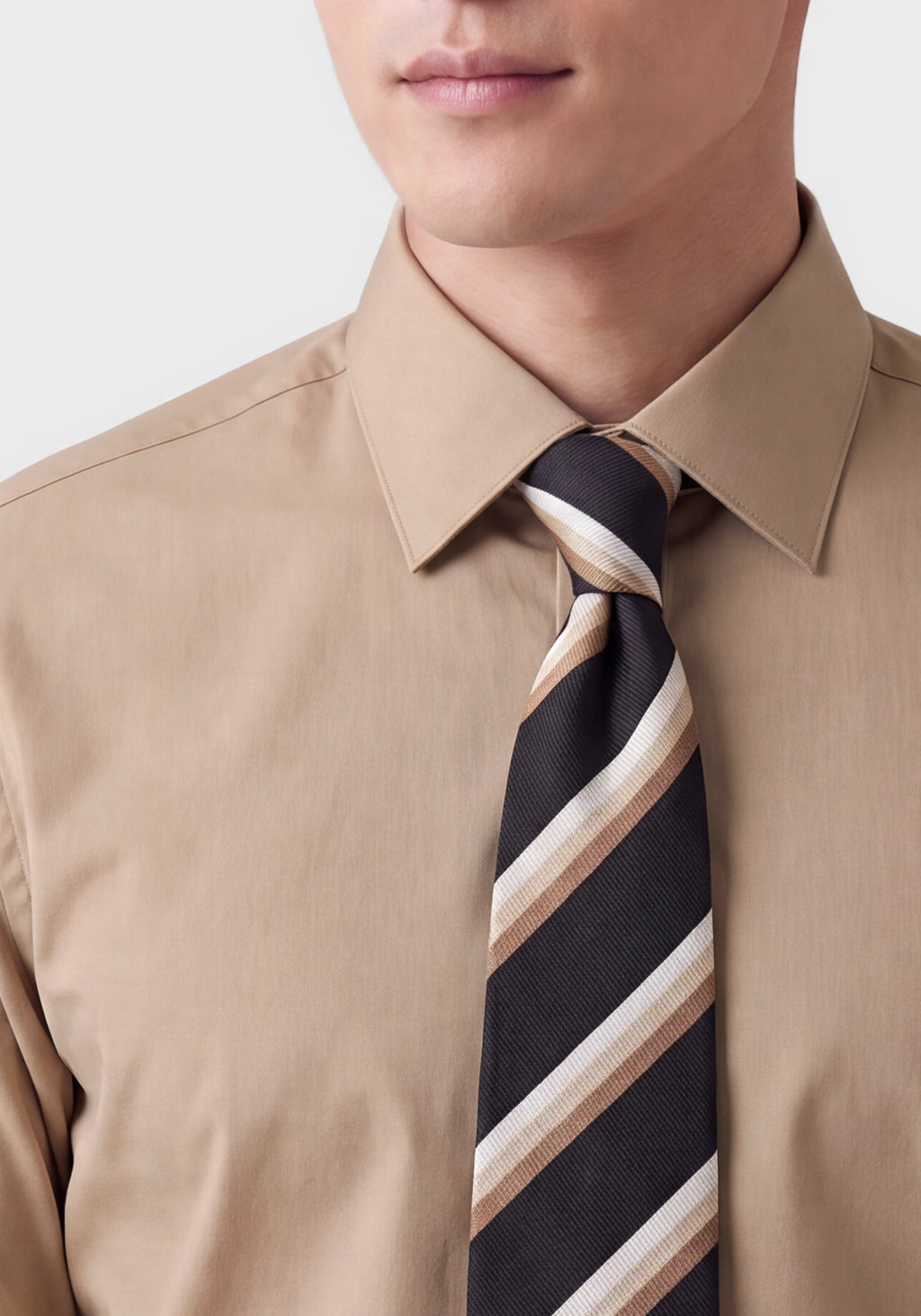 Performance-Stretch Slim-Fit Shirt in Poplin