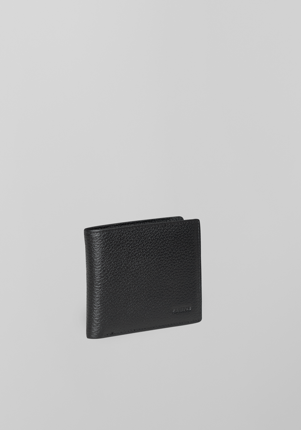 Slim Cowhide Leather Bi-fold Wallet