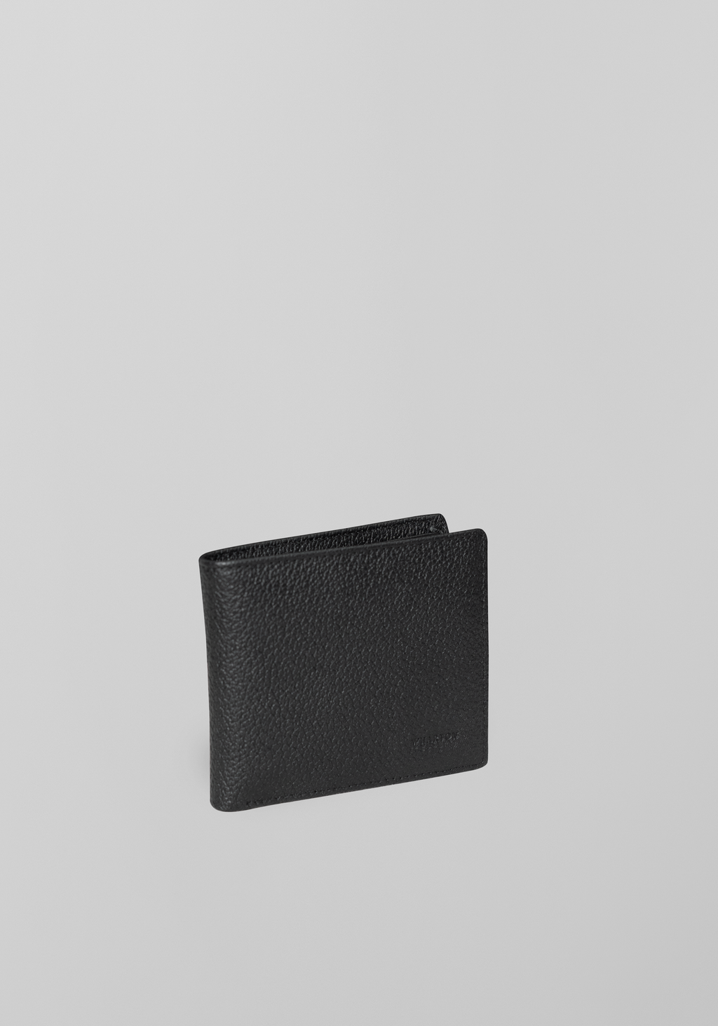 Slim Cowhide Leather Bi-fold Wallet