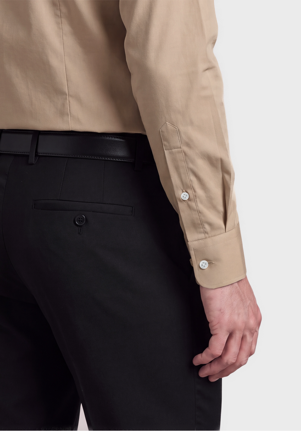 Performance-Stretch Slim-Fit Shirt in Poplin