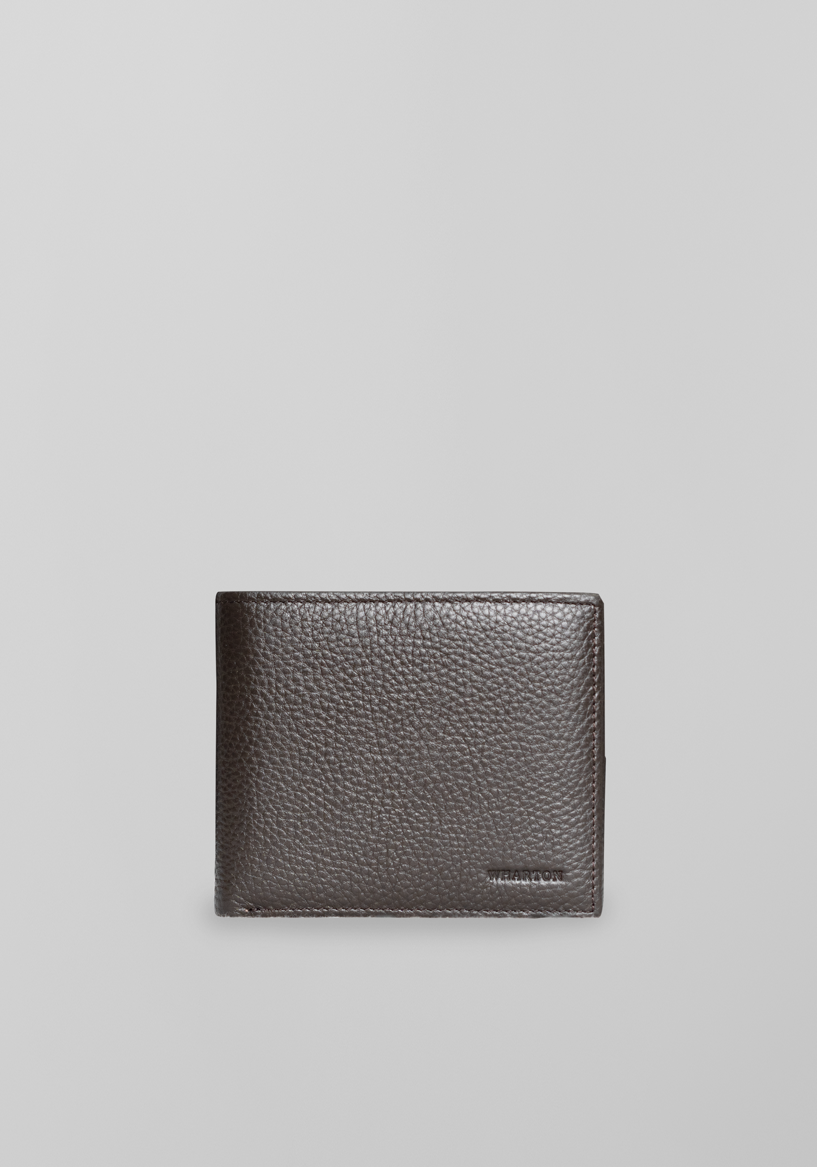 Slim Cowhide Leather Bi-fold Wallet