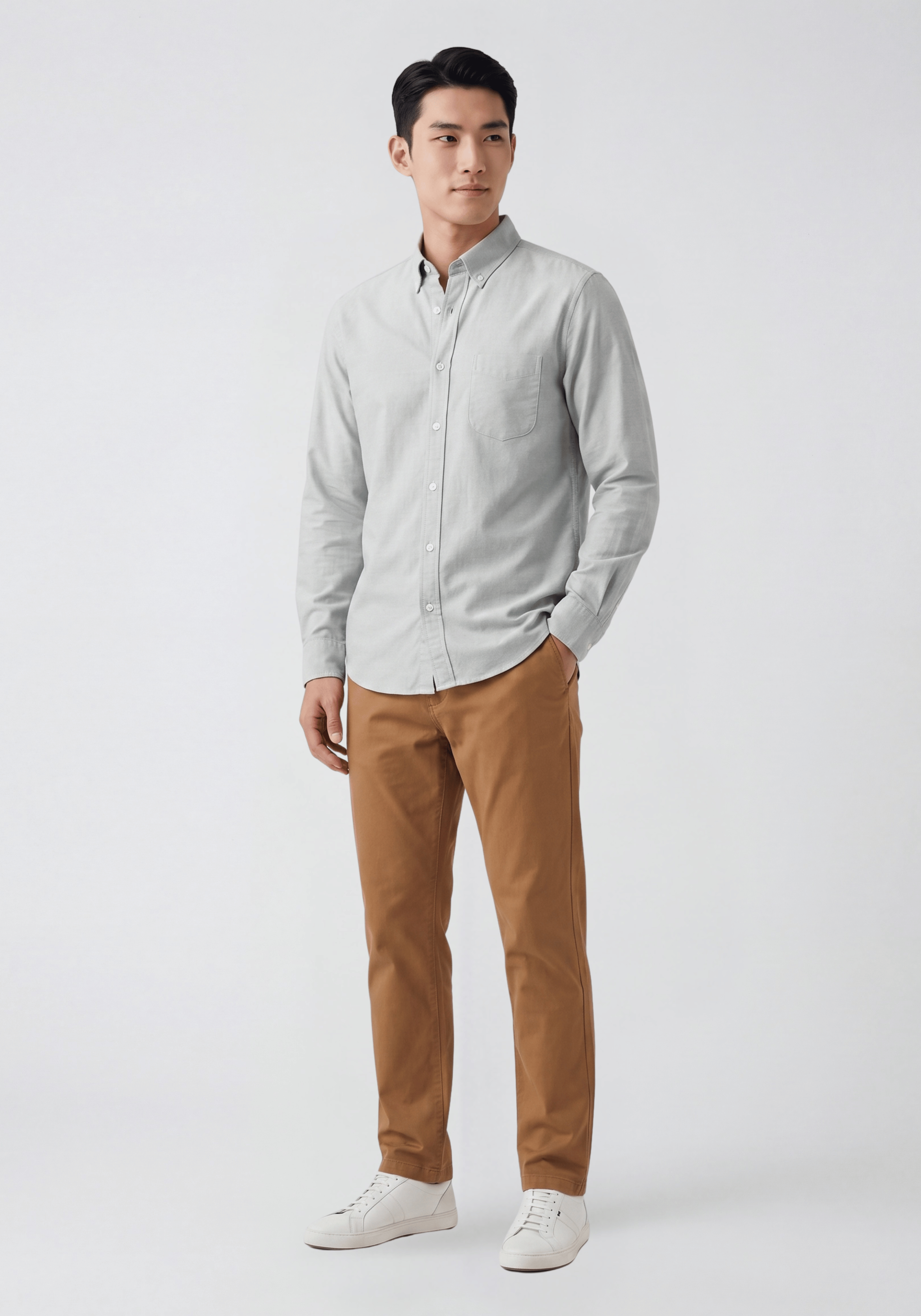 Slim-fit Oxford shirt