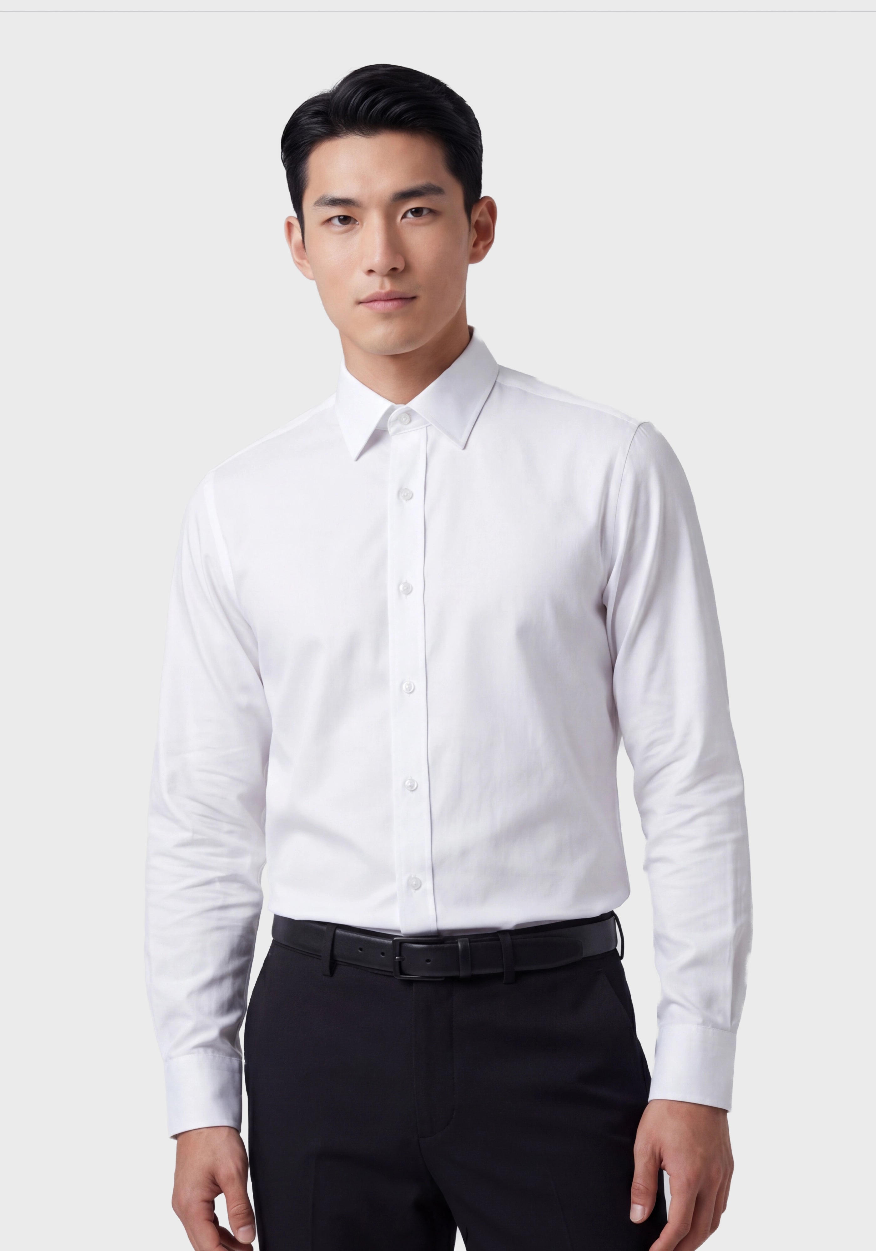 Slim-Fit Shirt in Easy-Iron Dobby