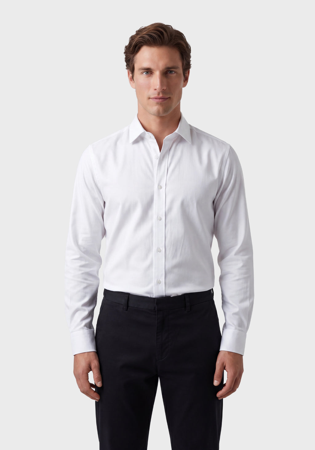 Slim-Fit Shirt in Easy-Iron Dobby