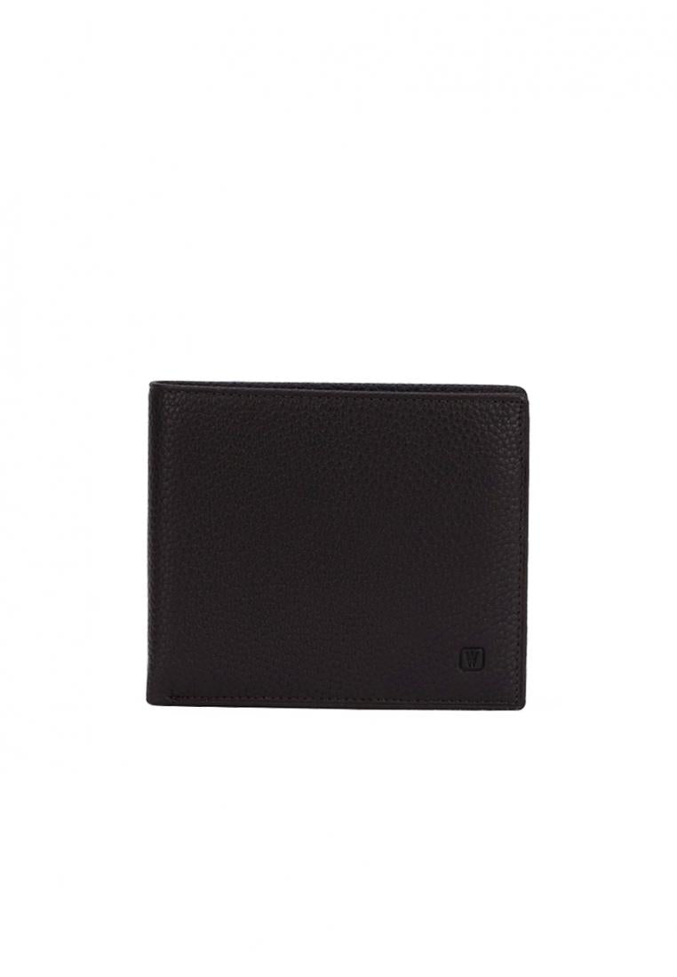 W Leather Bi-Fold Wallet