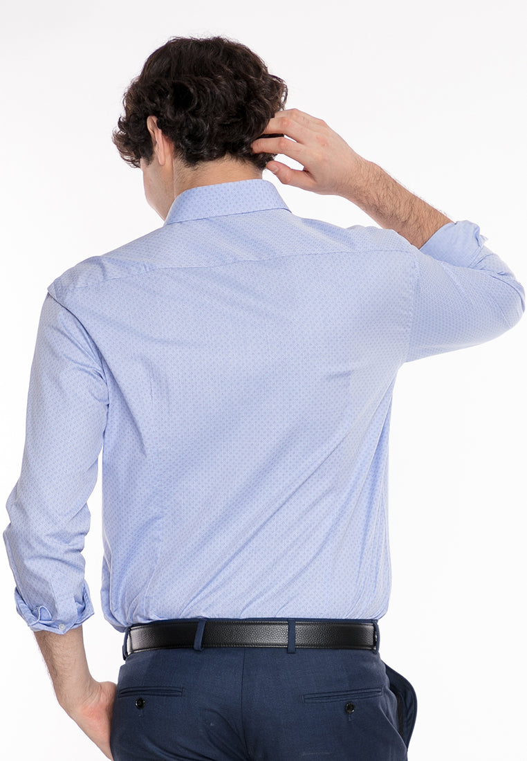 Casual Printed Slim Fit Long Sleeve Shirt