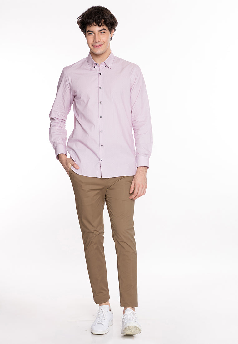 Casual Button Down Long Sleeves Shirt – Wharton Philippines
