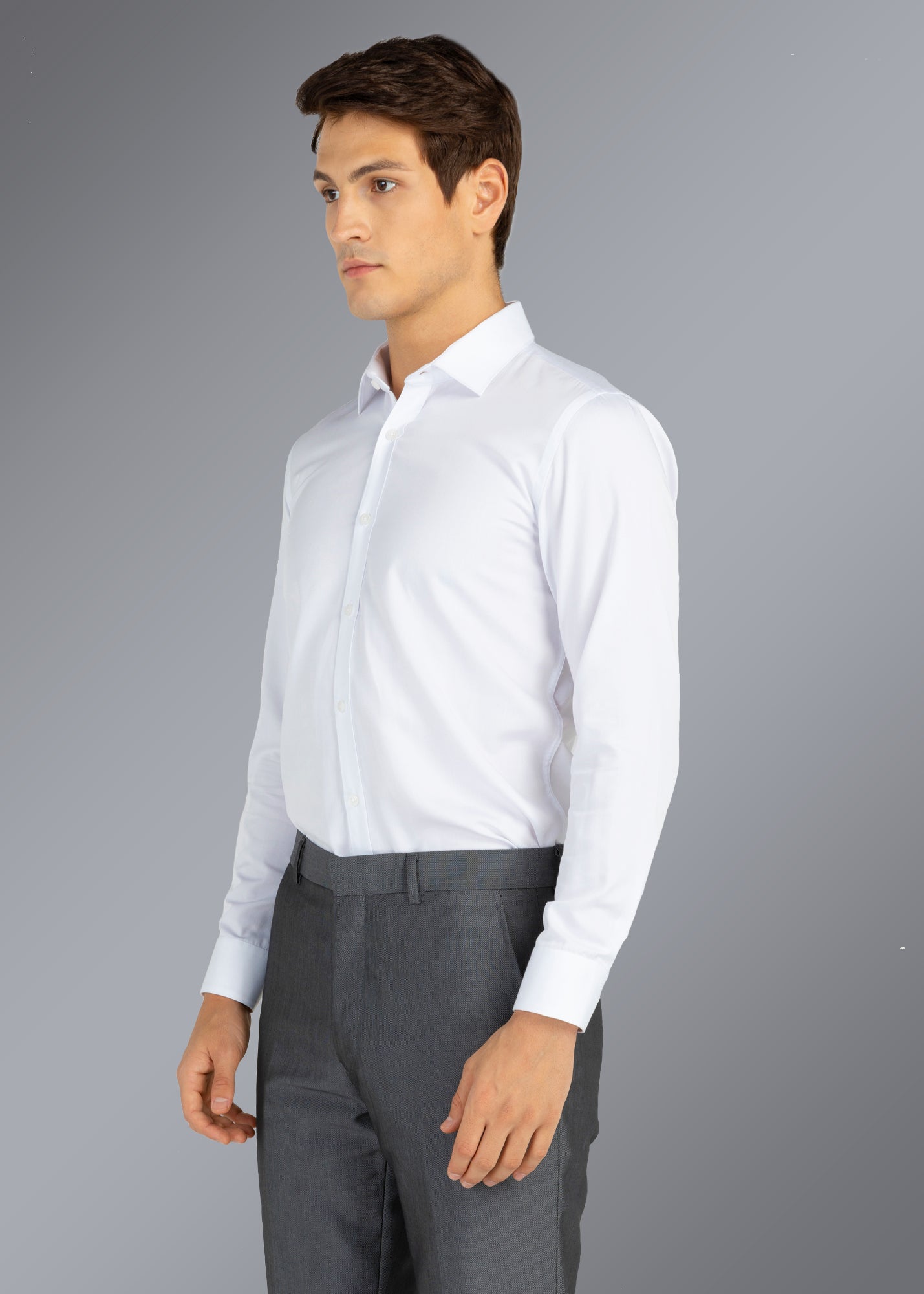 Fine Twill Bamboo Tech® Dress shirt, Slim fit