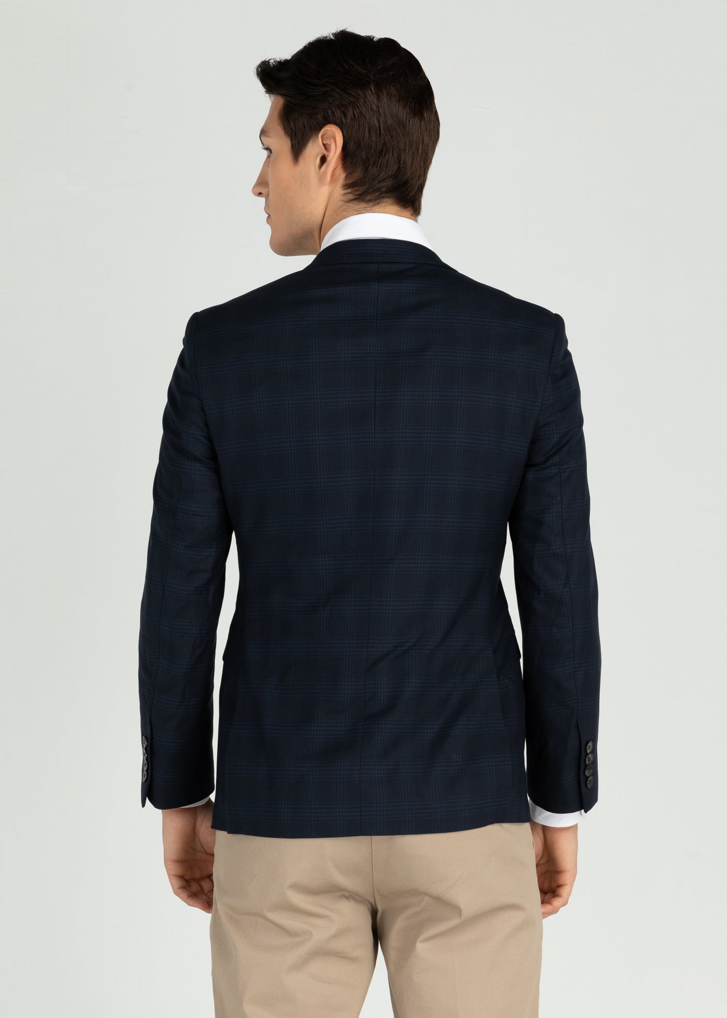 Checkered Extra-Slim Fit Blazer