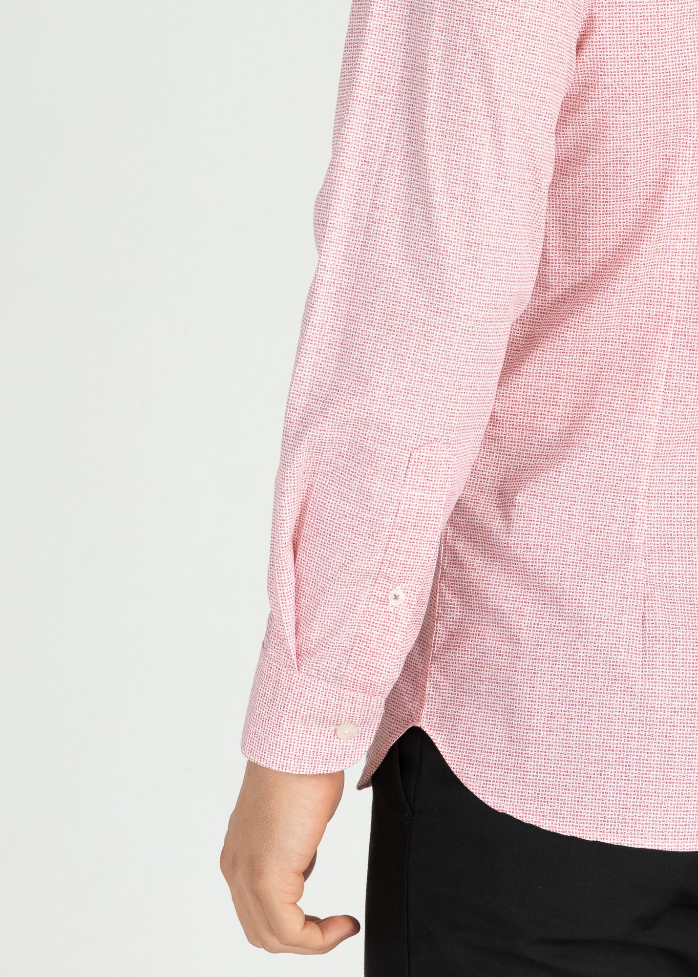 Wharton Printed Shirt with Inner Contrast Detail