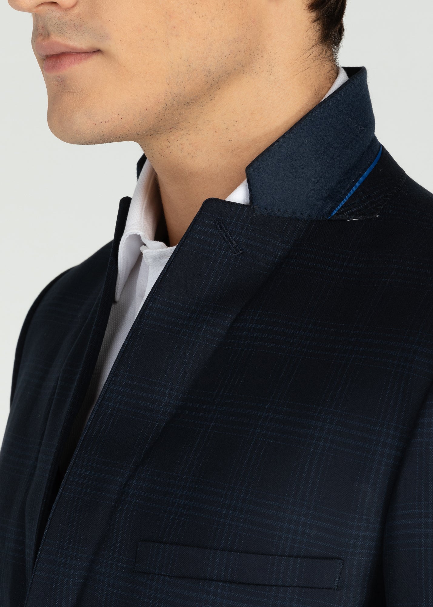 Checkered Extra-Slim Fit Blazer